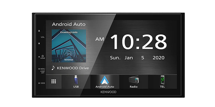 Kenwood DMX5020S Multimedia Receiver with Wired CarPlay & Android Auto