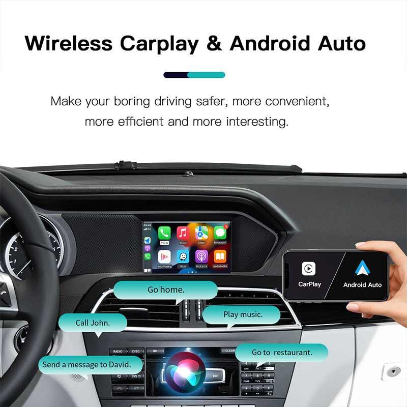 Wireless CarPlay Android Auto adapter box for mercedes benz 4.5 g system