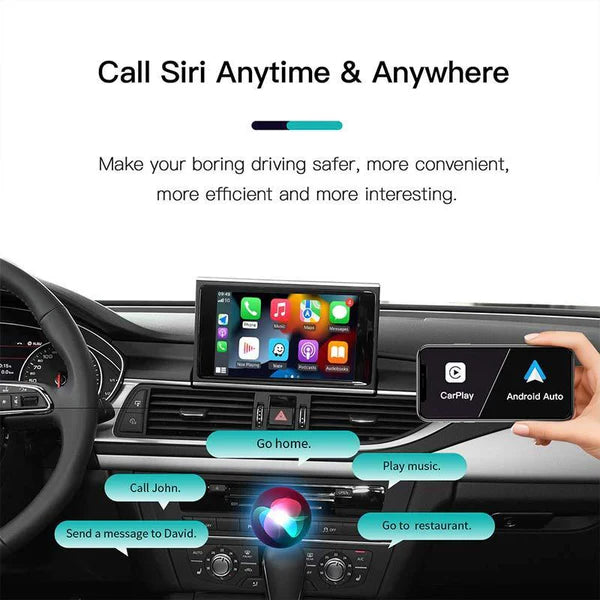 Wireless Carplay Android Auto Retrofit Kit interface for Audi  including installation